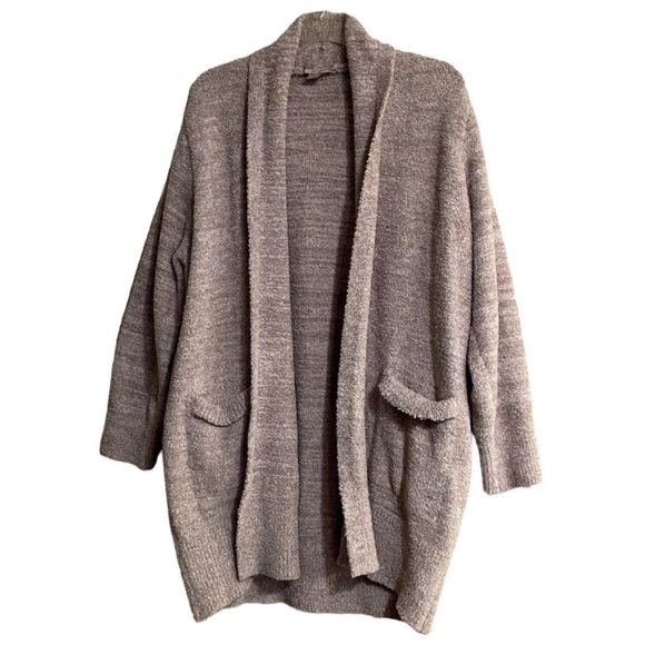 Barefoot Dreams Sweaters - Barefoot Dreams Cardigan GREY Size  XS OVERSIZED